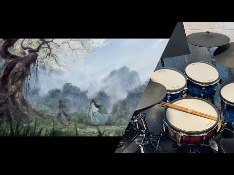 Aimer - 季路/Kiro | 魔道祖師 前塵編 ED | を叩いてみた/Drum Cover (with lyrics)