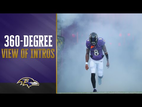 360-Degree View of Ravens Week 18 Introductions of Pro Bowlers