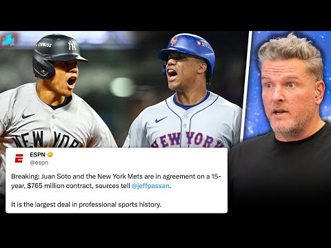 Juan Soto Signs Largest Deal In Sports, $765M with Mets | Pat McAfee Show