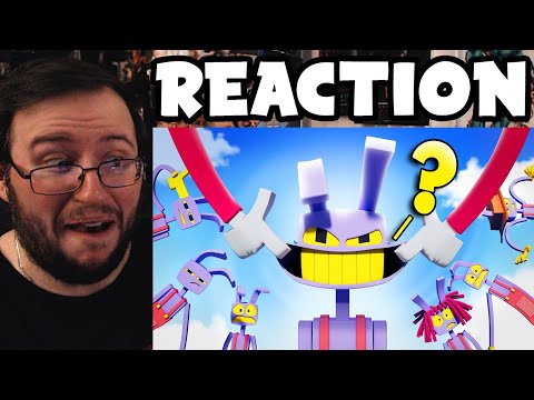 Gor's "Happy Place but something isn't right... The Amazing Digital Circus Music Video" REACTION