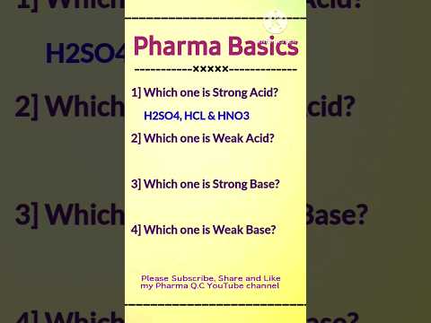 pharma basics for Interview #pharmabasics #qualitycontrol #alcoa