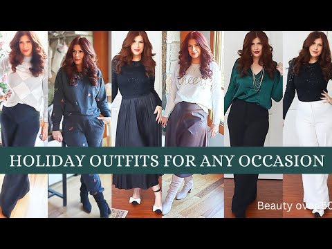 HOLIDAY OUTFITS FOR EVERY OCCASION/FASHION OVER 50