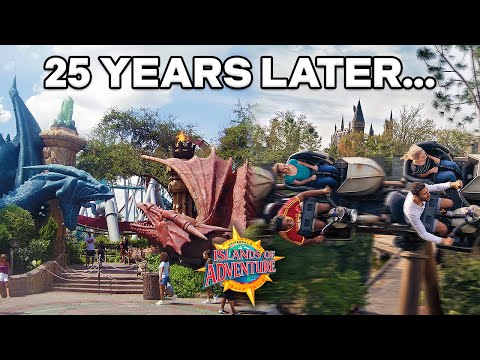 How Universal’s Islands Of Adventure Has CHANGED Over 25 Years