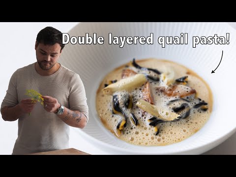 The Perfect Quail Pasta With A Beurre Noisette Sauce! Fine Dining Cooking | Michelin Dish