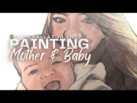 Live Stream Painting: Mother and Baby