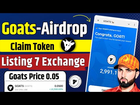 How To Withdrawal Goats Airdrop Token | Goats Airdrop Token Withdrawal | Goats Airdrop Stake Token |