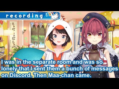 Oozora Subaru talks about her interactions with Houshou Marine【Eng Sub / hololive】