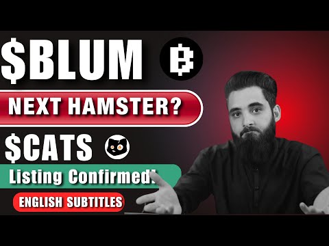 Blum will be Next Hamster Airdrop? || CATS Airdrop Listing Confirmed