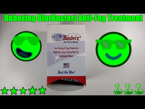 Unboxing BlurBusterz Anti-Fog Treatment