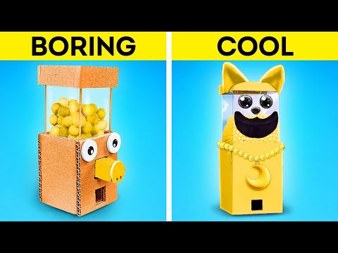 CARDBOARD Challenges and Hacks 📦 DIY Ideas with Cardboard and Home Creations by Imagine PlayWorld