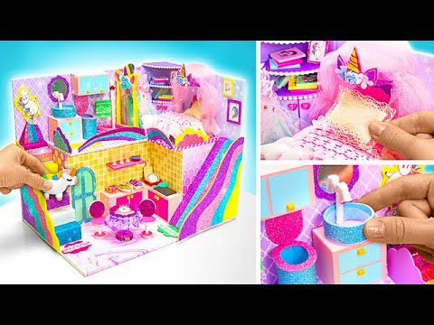 How To Craft Miniature Rainbow Unicorn Dream Palace with Mr.Maker🌈 FUN DIY by Imagine PlayWorld