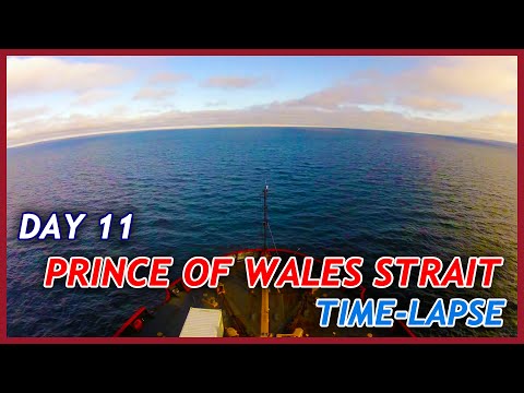 Sunny Prince of Wales Strait time-lapse: Day 11 of the Northwest Passage Expedition