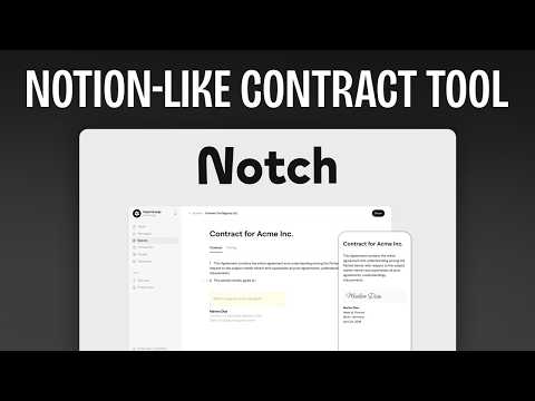 Notch: The Ultimate Fusion of Google Docs, Notion, and DocuSign?