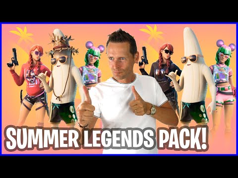 TRYING OUT ALL SUMMER LEGEND PACK SKINS!