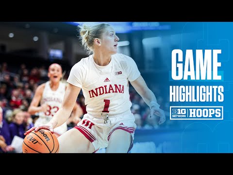 Indiana at Northwestern | HIGHLIGHTS | Big Ten Women's Basketball | 01/08/2025