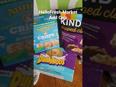 Hello Fresh Market Add On's| How Much my Hello Fresh Cost