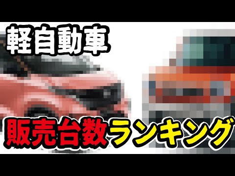 【ホンダがヤバイ】軽自動車販売台数が凄すぎる！車種別新車人気ランキング！ここに来てまさかの三菱が