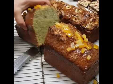 Orange and Poppy and Banana Walnut Cake