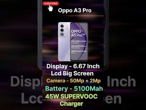 Oppo A3 Pro 5G 👍oppo a3 pro 5g review 👍 45w suparvooc charger #technicalguruji #vairalshort