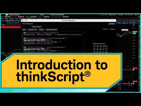 How to Create Custom Trading Indicators with thinkScript