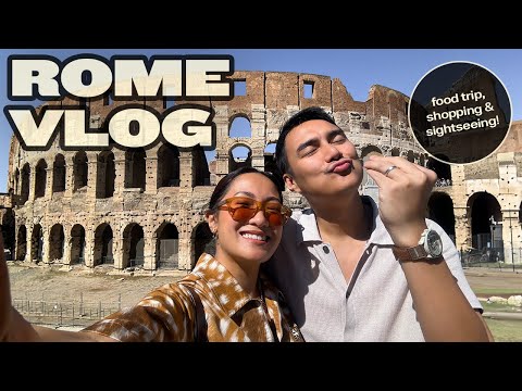 Rome Vlog: Food Trip, Shopping, Sight Seeing! | Laureen Uy