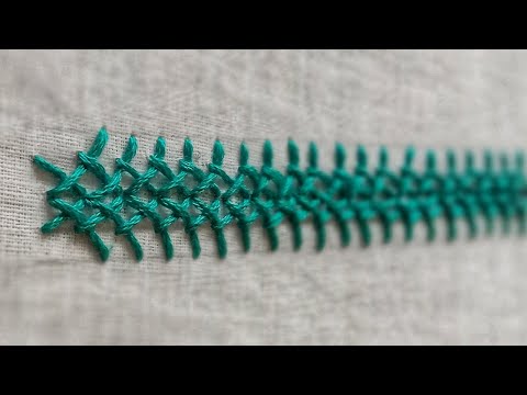 Herringbone Stitch Variation