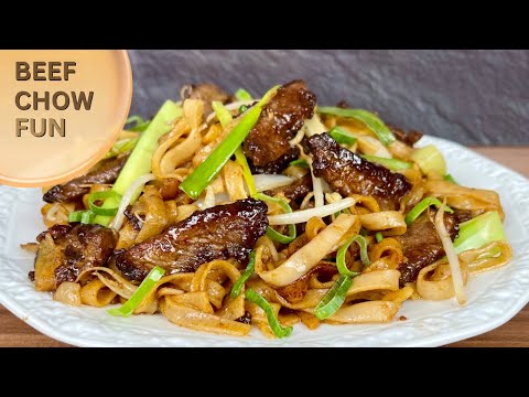 BEEF CHOW FUN | Delicious BEEF With Fried RICE NOODLES