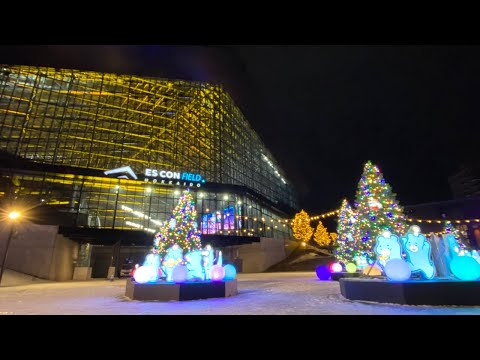 エスコンフィールド北海道　Fビレッジ　クリスマス🎄イルミネーション　生配信