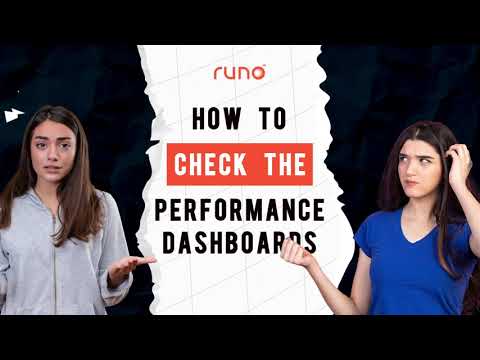 How to check the performance dashboard | Mobile App | Runo