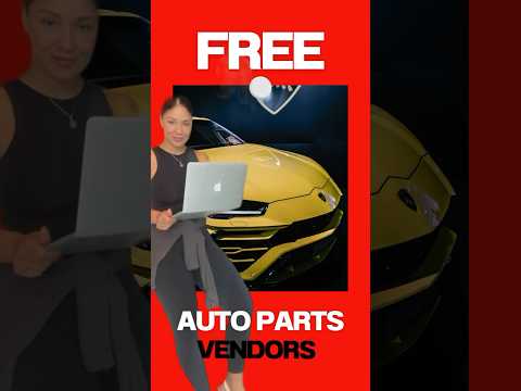 Free Auto Parts Vendors to Start Your Business 🙌 Wholesale Auto Parts Vendors List