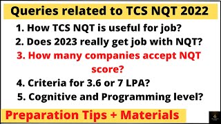 TCS NQT queries | How to clear TCS NQT? #tcs #tcsnqt2022