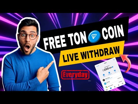 free ton maining app ||Every day free ton ||ton coin kyese kamaye||live ton withdraw