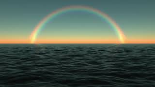 Copyright Free Video No Copyright Video - Motion Graphics Sea Rainbow HD Nature Background Title