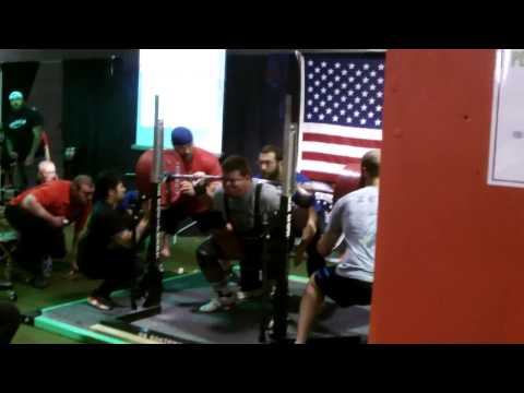 Lexington Plummer - 810 lb (367.5 kg) Squat