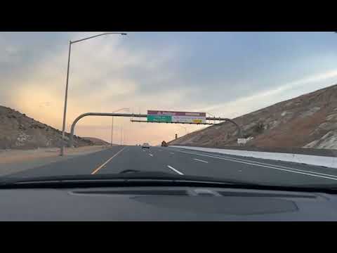 Hyperlapse Driving Home from EVO 2022 - Desert Driving Simulator