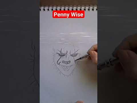 How to draw Penny Wise #shorts