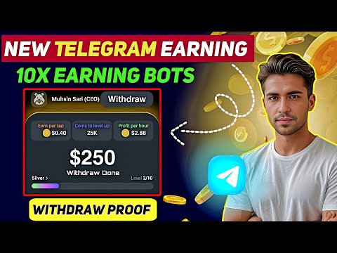 New How to Earn Money from Telegram PROOF 🔥 | telegram mining bots | New telegram Earning Bots