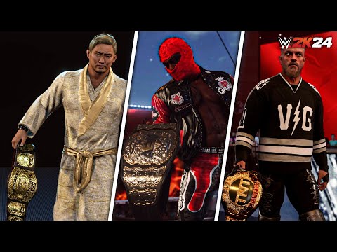 Best COMMUNITY CREATIONS in WWE 2K24 (AEW Titles)