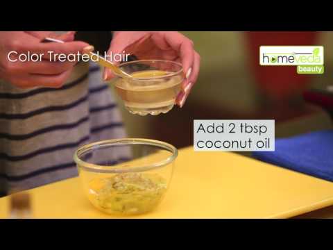 Natural Conditioner For Colored Hair| Hair Mask - Homeveda Remedies