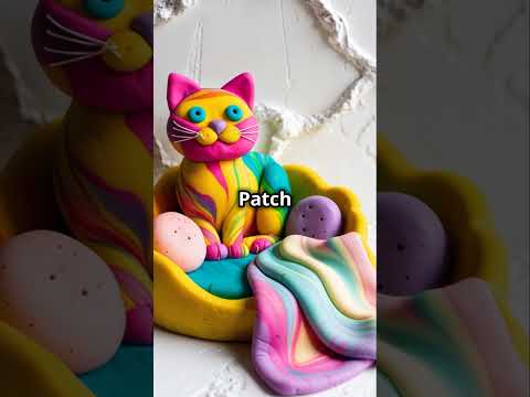 Cats Create Play-Doh Magic!