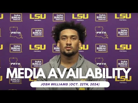 Josh Williams Media Availability (Oct. 22, 2024)