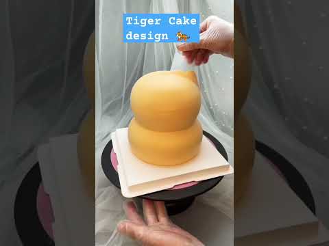 Tiger Cake design #shorts #cake#ytshorts #youtube