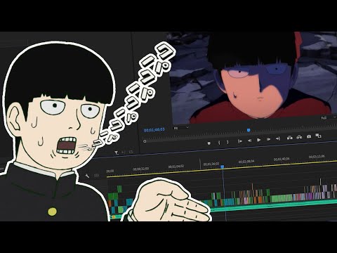 rambling about the MP100 AMV i made + showing the editing timeline