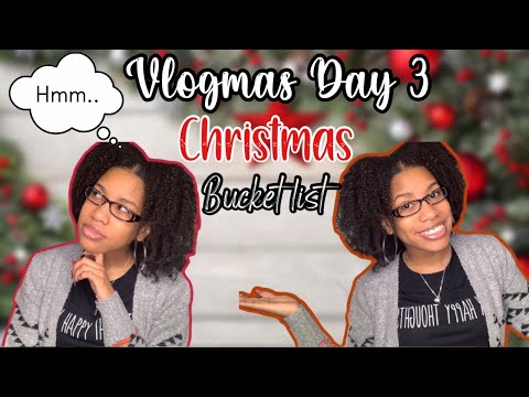 My Christmas Bucket List 2020 | Vlogmas Day 3 (it’s giving me winter vibes)