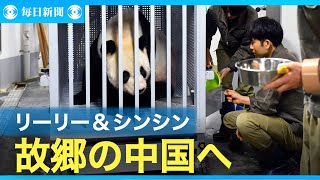 ありがとう、リーリーとシンシン　上野動物園のパンダ、中国へ出発