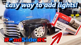 How to Install the Redcat LED light kit on the COE Custom Hauler