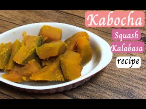 This is how Japanese cooks squash or kalabasa  | かぼちゃ煮