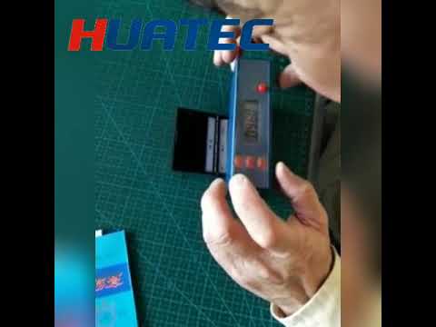 HUATEC Intelligent Gloss Meter HGM BZ75 Product Video 对比