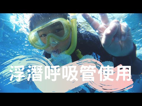 『教練，用這個長長的管子，就可以在水面上呼吸了嗎？』Snorkeling / 浮潛輕鬆學