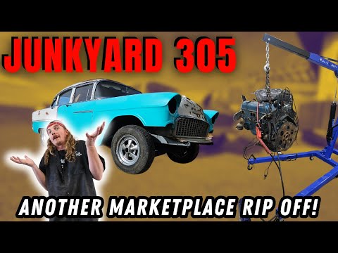 Junkyard 305 SBC Gamble-Will It Even Turn Over?! Stop Buying Junkyard Motors!